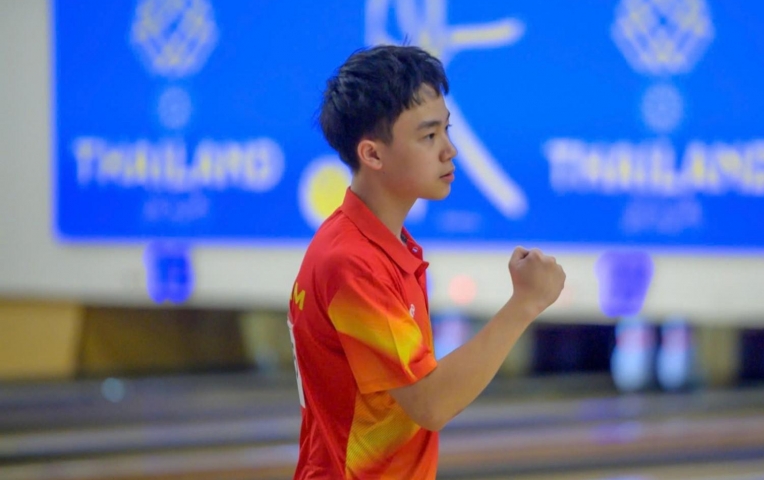 Trần Hoàng Khôi và tấm HCV Bowling lịch sử của Việt Nam ở SEA Games 33