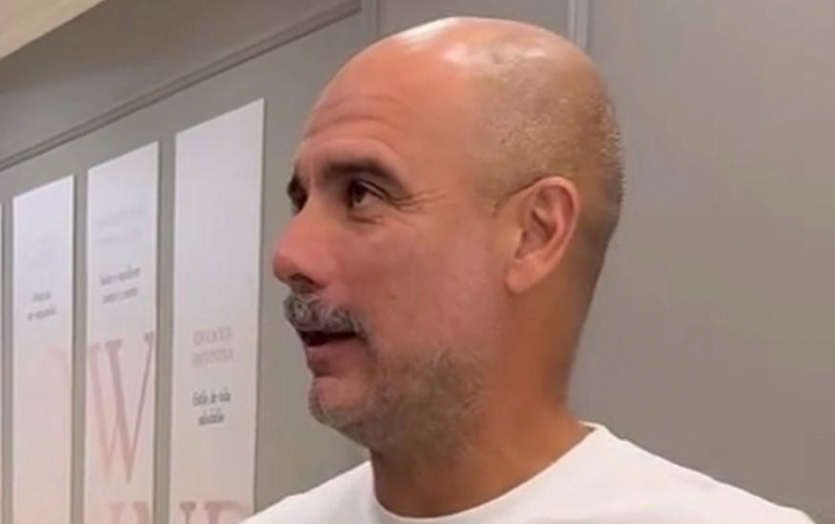 Pep Guardiola gây bất ngờ với diện mạo mới