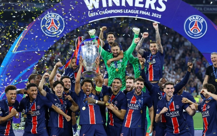 Xuất hiện đối thủ lớn nhất của PSG ở Champions League 2025/26