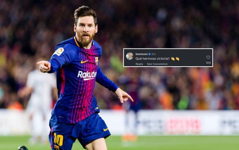 Messi lên tiếng sau chiến thắng của Barca trước Real Madrid