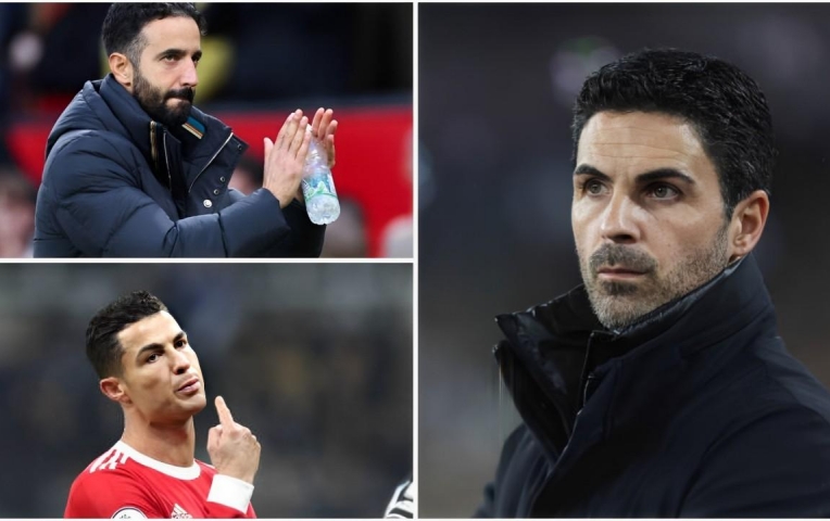 Arteta ca ngợi Amorim, đề cập tới Ronaldo trước thềm đấu MU