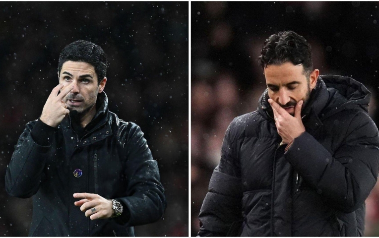 Mikel Arteta cắt đứt chuỗi trận ấn tượng của Ruben Amorim