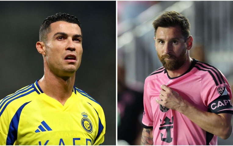 Messi cho Ronaldo 'hít khói' ở một kỷ lục