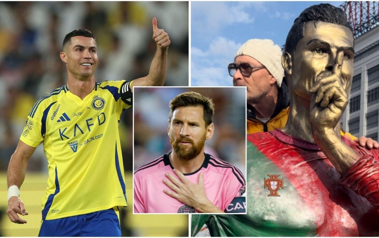 Ronaldo nhận vinh dự tại Mỹ, đến Messi cũng chưa có