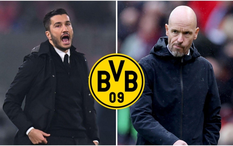 Dortmund sa thải HLV Nuri Sahin, Ten Hag sẽ thay thế?