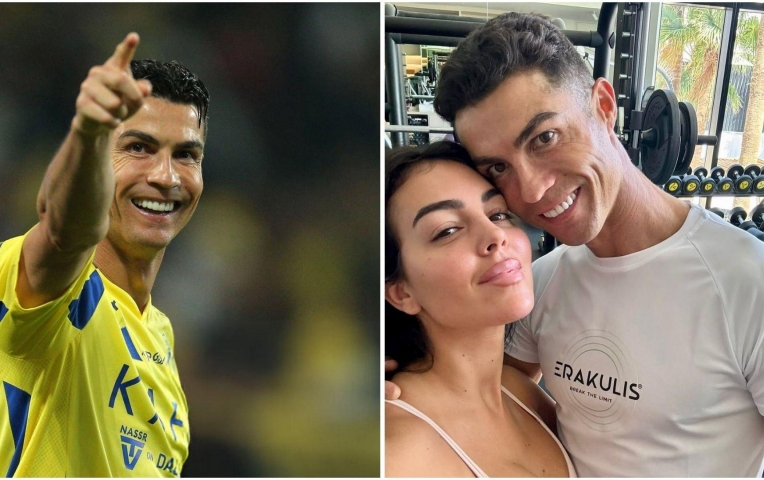 Ronaldo thể hiện sự ấm áp với 'vợ hờ' Georgina