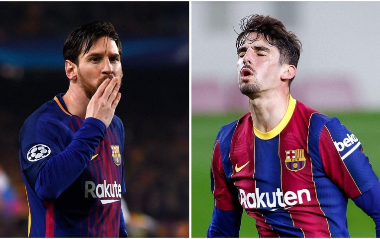 Cựu sao Barca: 'Tôi đã quen với nụ hôn của Messi'