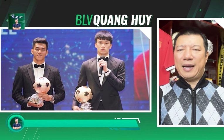 BLV Quang Huy tiết lộ phiếu bầu Quả bóng vàng Việt Nam 2024