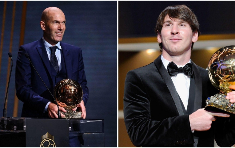 Zidane từ chối trao Quả bóng Vàng 2010 cho Messi