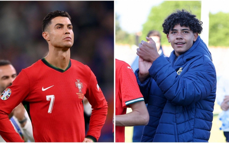 Phản ứng của Ronaldo khi con trai cực 'cháy', giúp Bồ Đào Nha vô địch