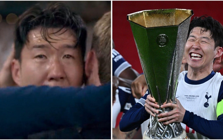 Son Heung-min khóc nức nở ngày vô địch Europa League