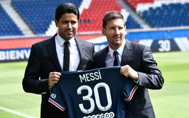 Chủ tịch PSG 'réo tên' Messi hậu vô địch Champions League