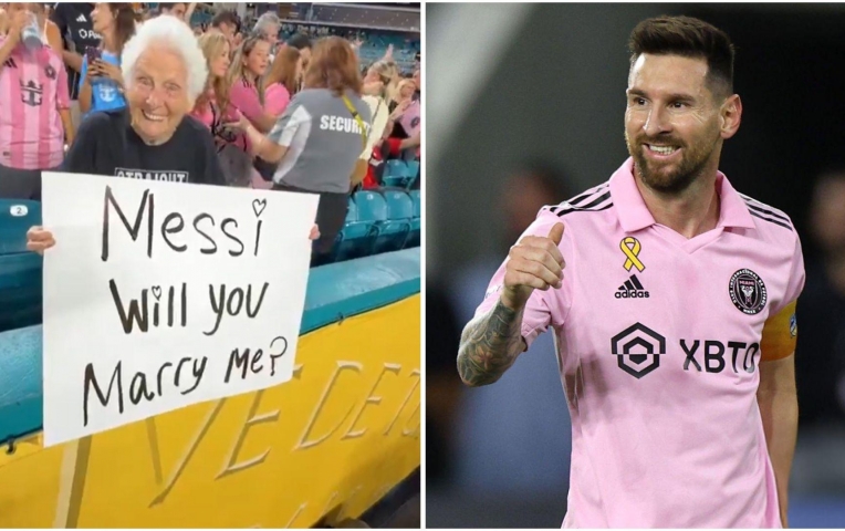 'Giang hồ' 98 tuổi cầu hôn Lionel Messi