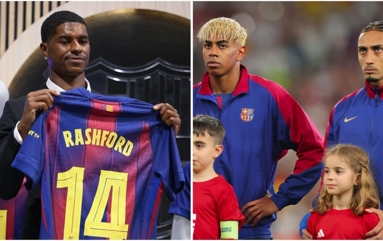 Cầu thủ hay nhất Barca bất mãn vì Marcus Rashford