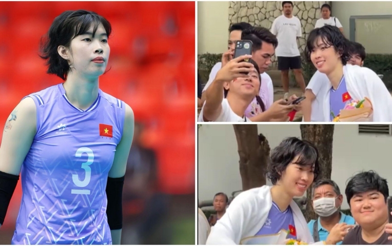 Đội trưởng bóng chuyền Việt Nam được fan Thái Lan săn đón như 'sao hạng A'