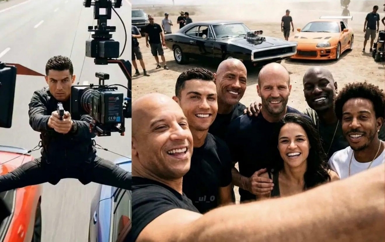 Lộ hình ảnh Ronaldo vào vai sát thủ trong 'bom tấn' Hollywood 2026