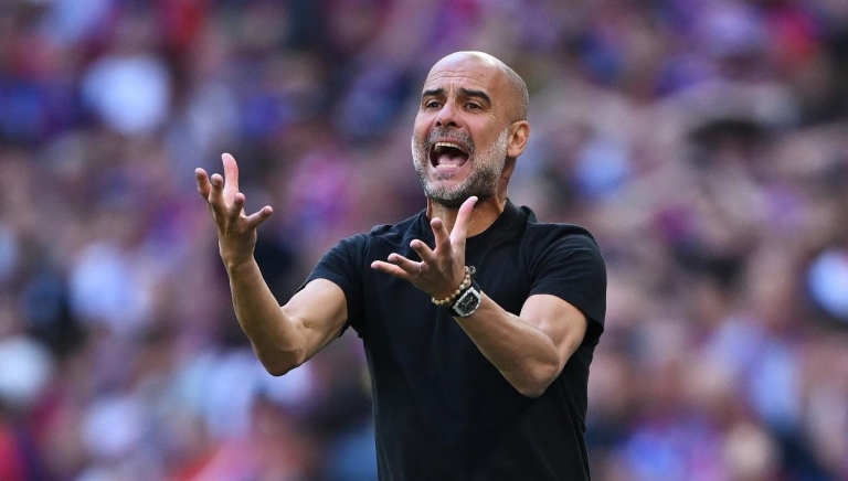 Pep Guardiola hiện tại siêu lẩm cẩm