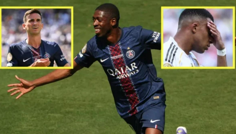 Dembele đi vào lịch sử trước Real Madrid