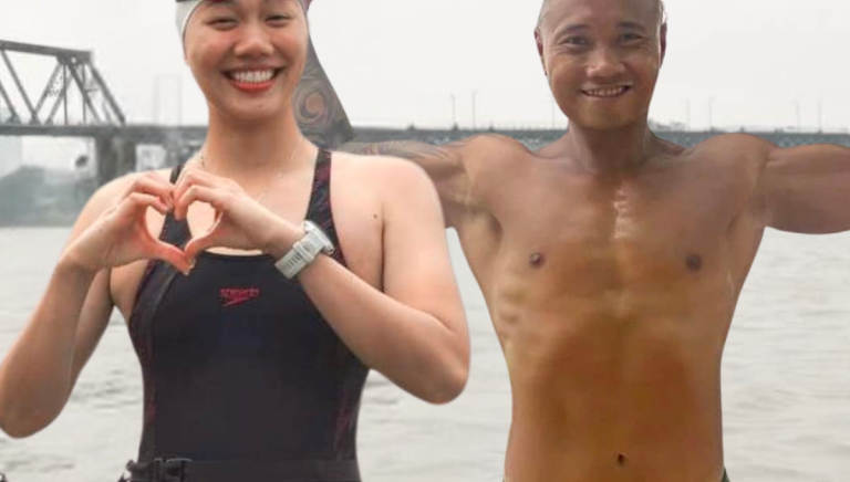 Ánh Viên thách đấu bơi sông Hồng với nam TikToker triệu view