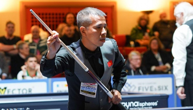 Trần Quyết Chiến đụng đối thủ mạnh ở trận ra quân World Cup billiards TP.HCM