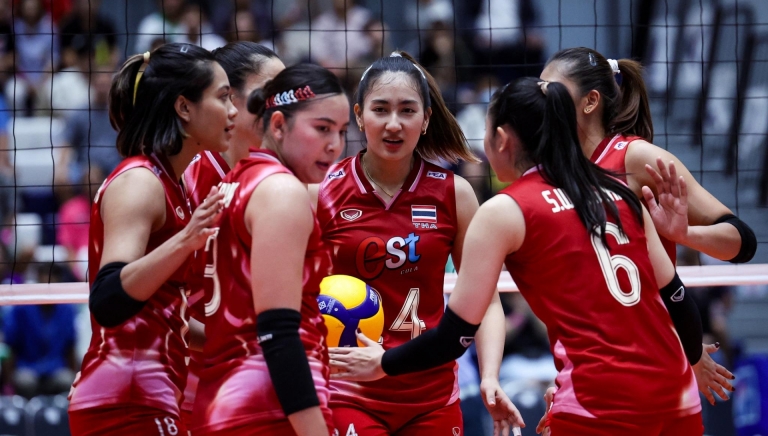 Thái Lan tiếp tục thắng nhọc tại SEA V.League 2025