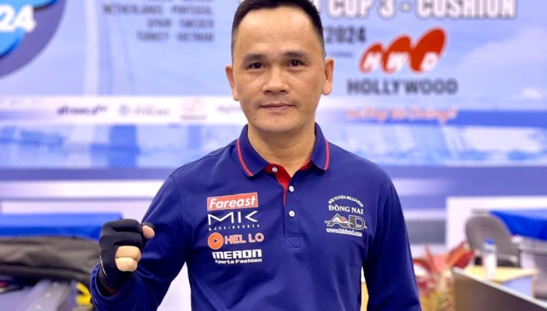 Cơ thủ Trần Đức Minh trở thành cựu vương World Cup TPHCM