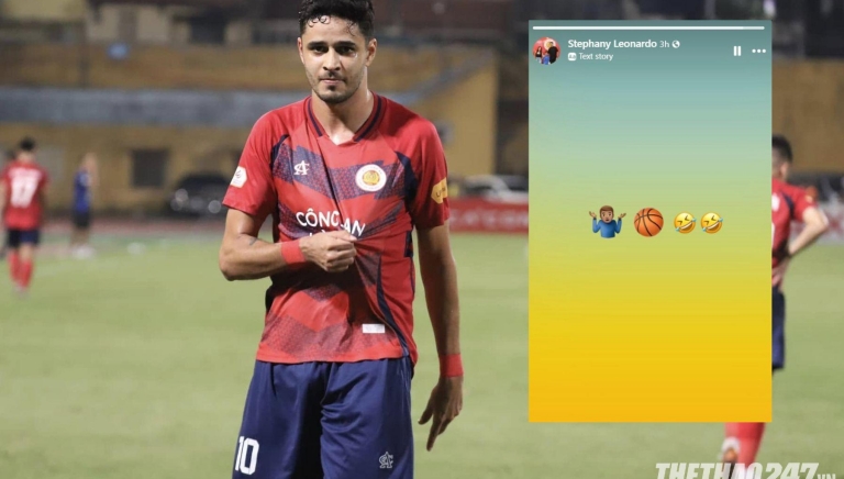 Tiền đạo Brazil phản ứng khi không có tên trong Đội hình tiêu biểu V.League