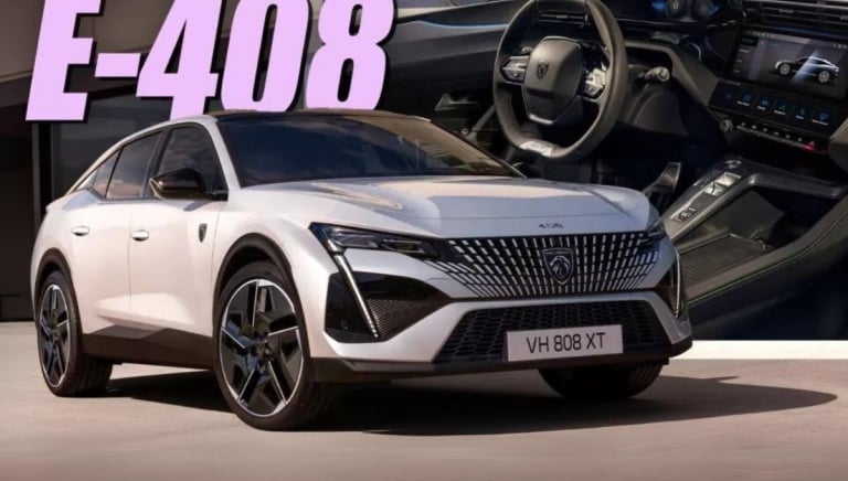 Peugeot E-408 ra mắt: Ngang cỡ VinFast VF 7, phạm vi hoạt động hơn 450 km