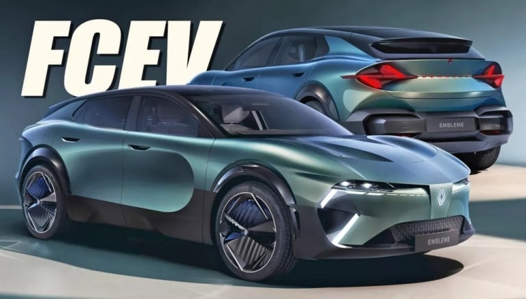 Renault Embleme Concept - SUV chạy bằng hydro với lượng phát thải siêu thấp