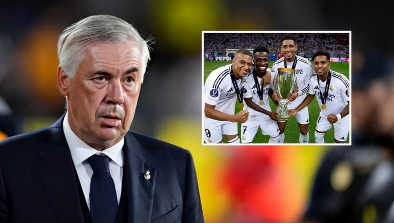 Ancelotti chuẩn bị 'tạo cách mạng' với bộ ba Mbappe, Vini và Rodrygo