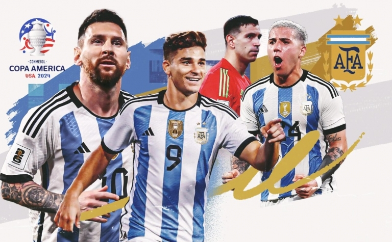 ĐT Argentina công bố danh sách dự Copa America 2024: Messi lĩnh xướng hàng công