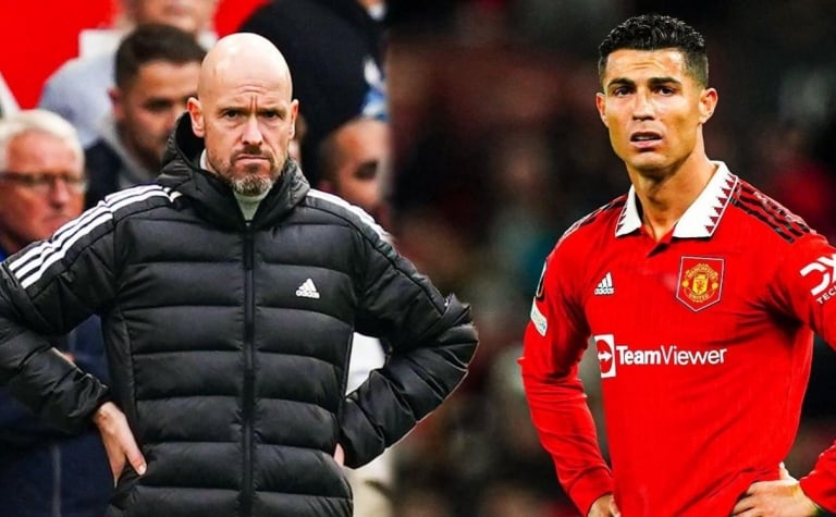 Erik ten Hag phản pháo Cristiano Ronaldo