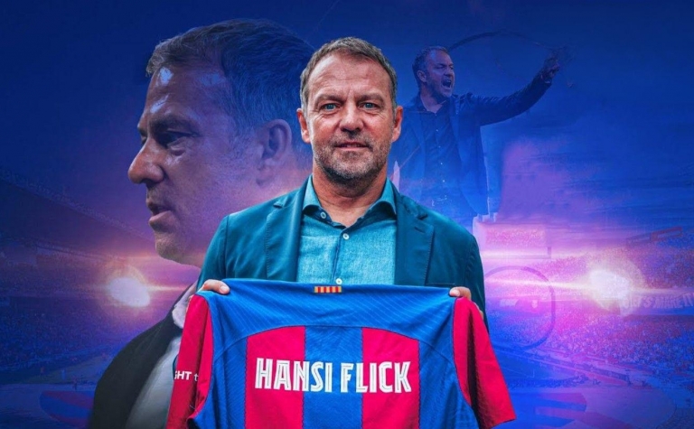 HERE WE GO: HLV Hansi Flick chốt tương lai mới cùng Barcelona