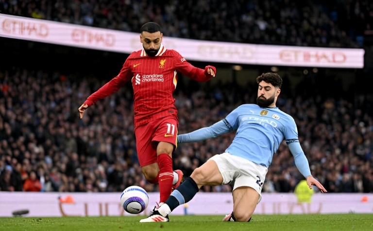 Trực tiếp Man City 0-1 Liverpool: Salah tỏa sáng