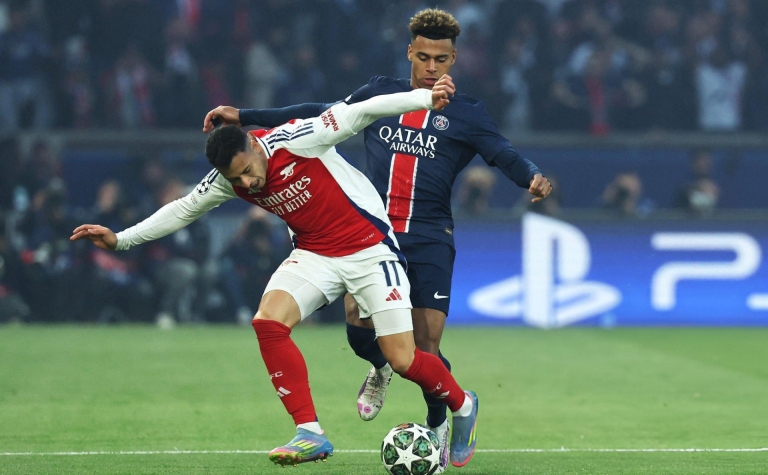 Trực tiếp PSG 1-0 Arsenal: Quá khó cho Pháo thủ