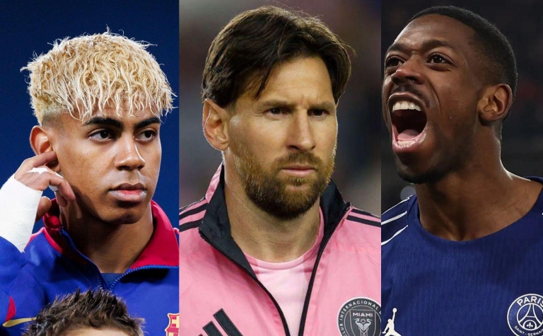 Cầu thủ xuất sắc nhất 2025: Dembele top 2, Messi góp mặt