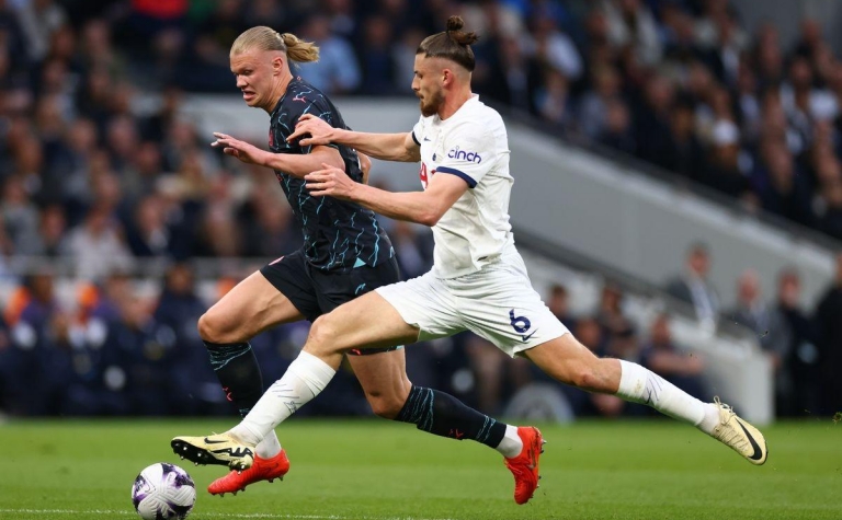 Trực tiếp Man City vs Tottenham: Halaand lĩnh xướng hàng công