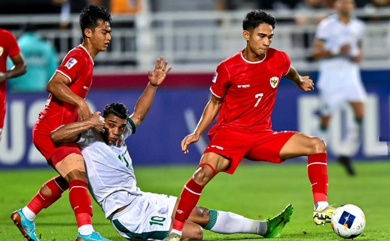 Trực tiếp Indonesia 0-0 Iraq: Thế trận cân bằng