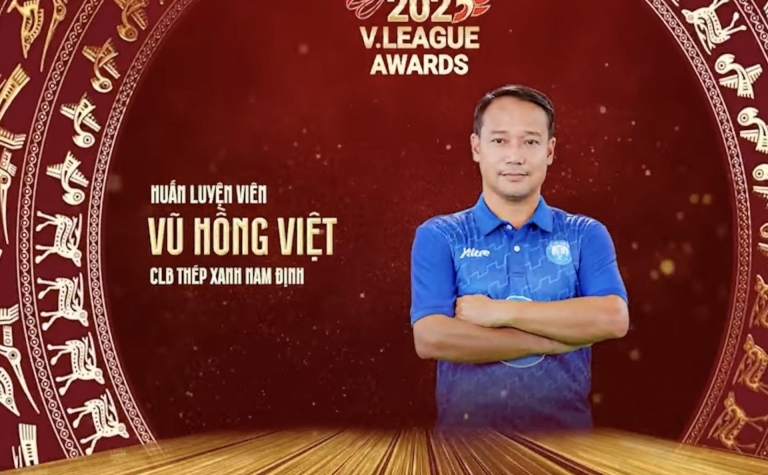 Trực tiếp Lễ trao giải V.League Awards 2025: HLV Vũ Hồng Việt được vinh danh