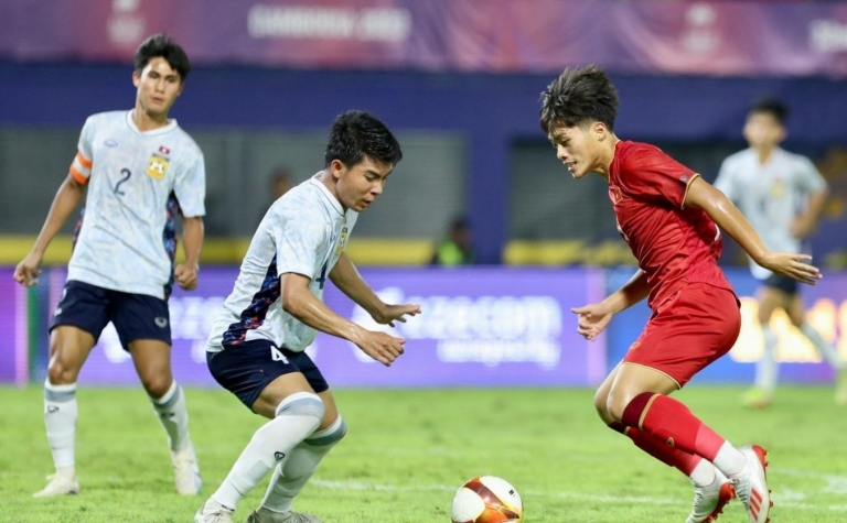 Trực tiếp U23 Việt Nam 0-0 U23 Lào: Nhập cuộc hứng khởi