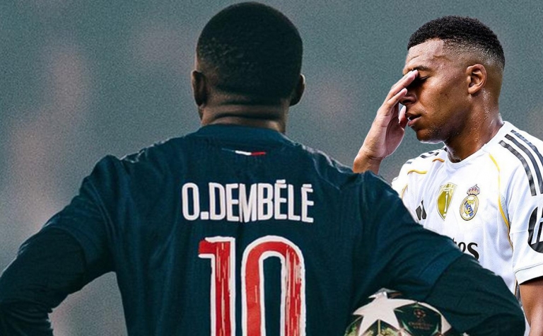 Mbappe mắc kẹt giữa cái bóng của Dembele