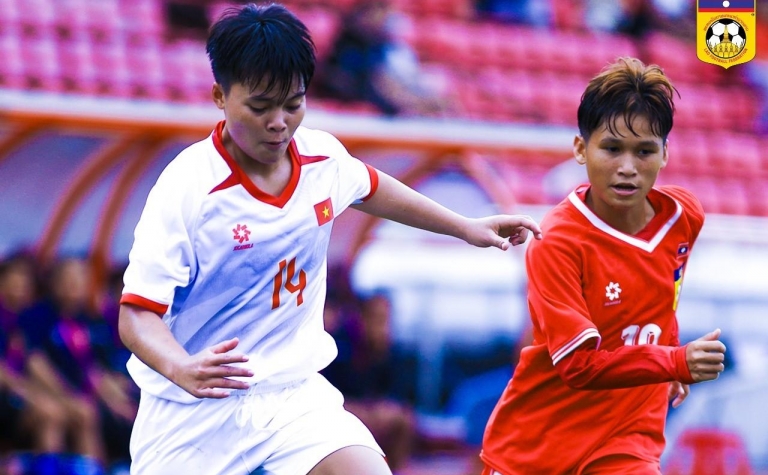 Trực tiếp U19 Việt Nam 8-0 Lào: Hattrick cho Hoàng Vân
