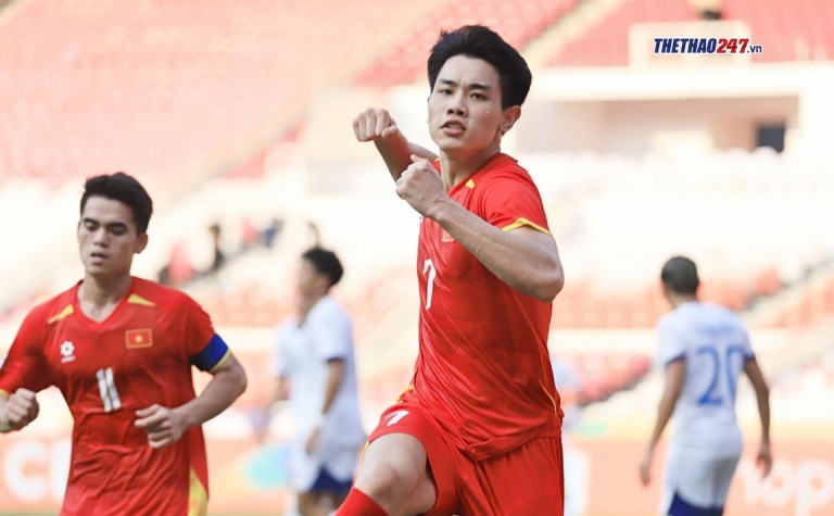 Trực tiếp U23 Việt Nam 1-1 U23 Philippines: Đình Bắc nổ súng
