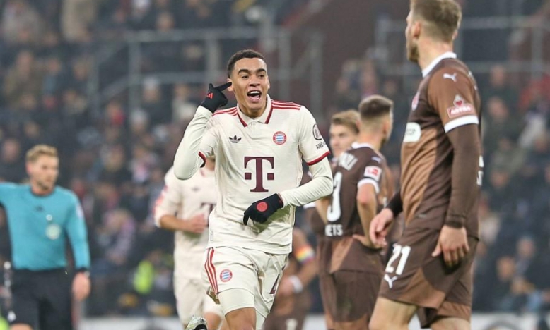 Musiala lập công, Bayern Munich thắng tối thiểu trước St Pauli