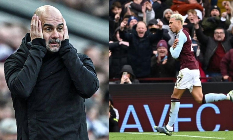 Man City gục ngã trước Aston Villa, chính thức rơi khỏi top 5 Ngoại hạng Anh