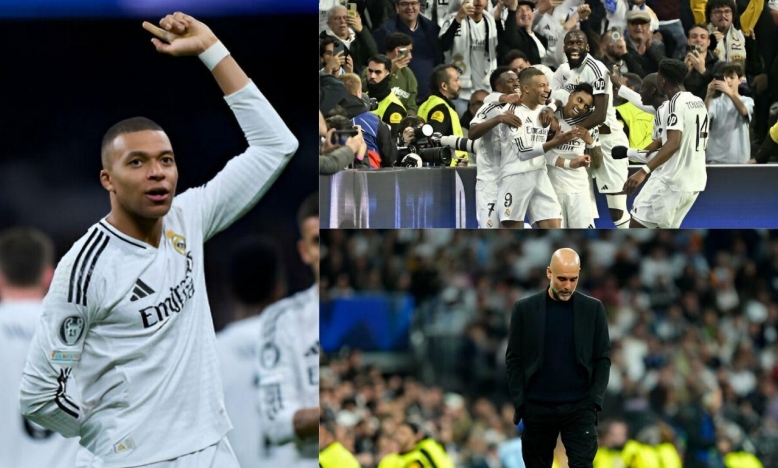 Mbappe rực sáng, Real Madrid hạ gục Man City tiến bước vòng 1/8 Champions League