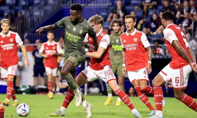 Trực tiếp Arsenal 0-0 AC Milan: Modric ra mắt