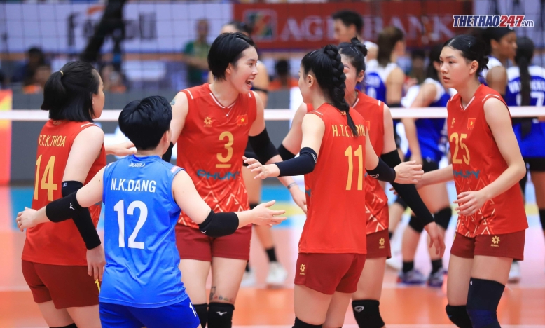Trực tiếp bóng chuyền nữ Việt Nam 1-0 Philippines: Đôi công hấp dẫn