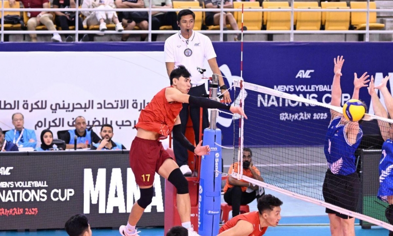 Bóng chuyền nam Việt Nam nhận thất bại đầu tiên ở AVC Nations Cup 2025