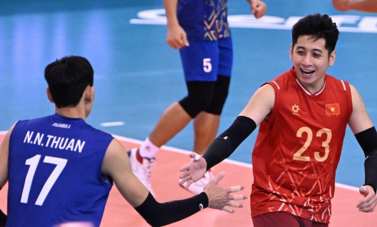 Trực tiếp bóng chuyền nam Việt Nam 2-0 Campuchia: Áp đảo